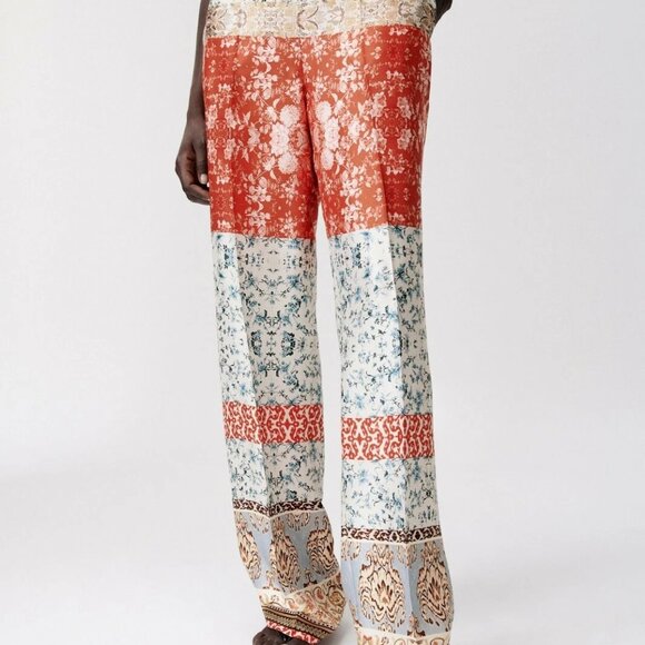 Zara Flowy Floral Print Pant - S - NWT - Picture 3 of 6